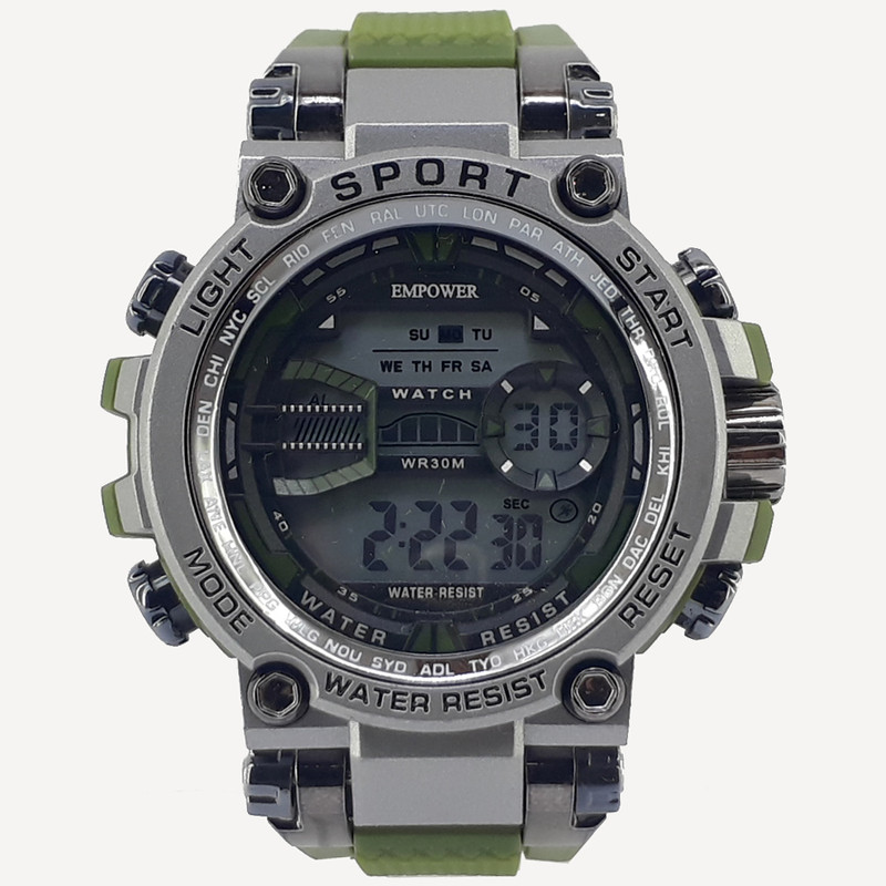 ساعت مچی دیجیتال مردانه امپاور مدل اکسپونی کد sabz1