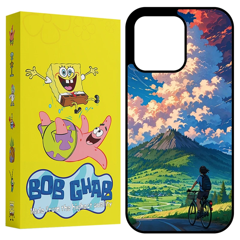 کاور باب قاب طرح طبیعت مدل BCP16P مناسب برای گوشی موبایل اپل iPhone 16 Pro