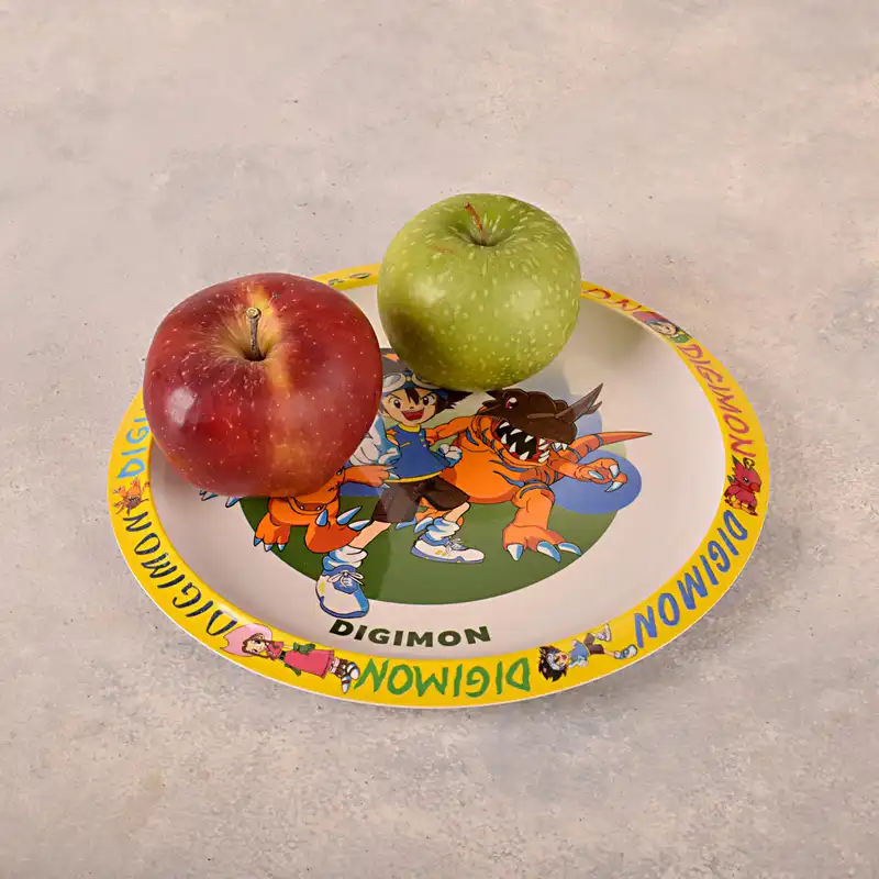 بشقاب کودک مهروز کد 5026 طرح دیجیمون