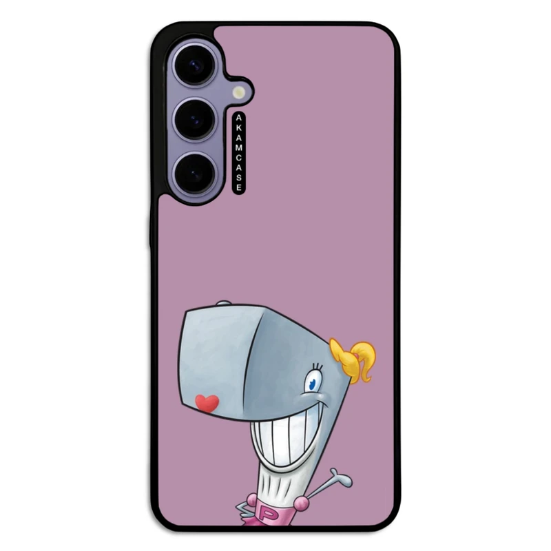 کاور آکام مدل AMC-WSGS24P-SPONGE BOB17 مناسب برای گوشی موبایل سامسونگ Galaxy S24 Plus