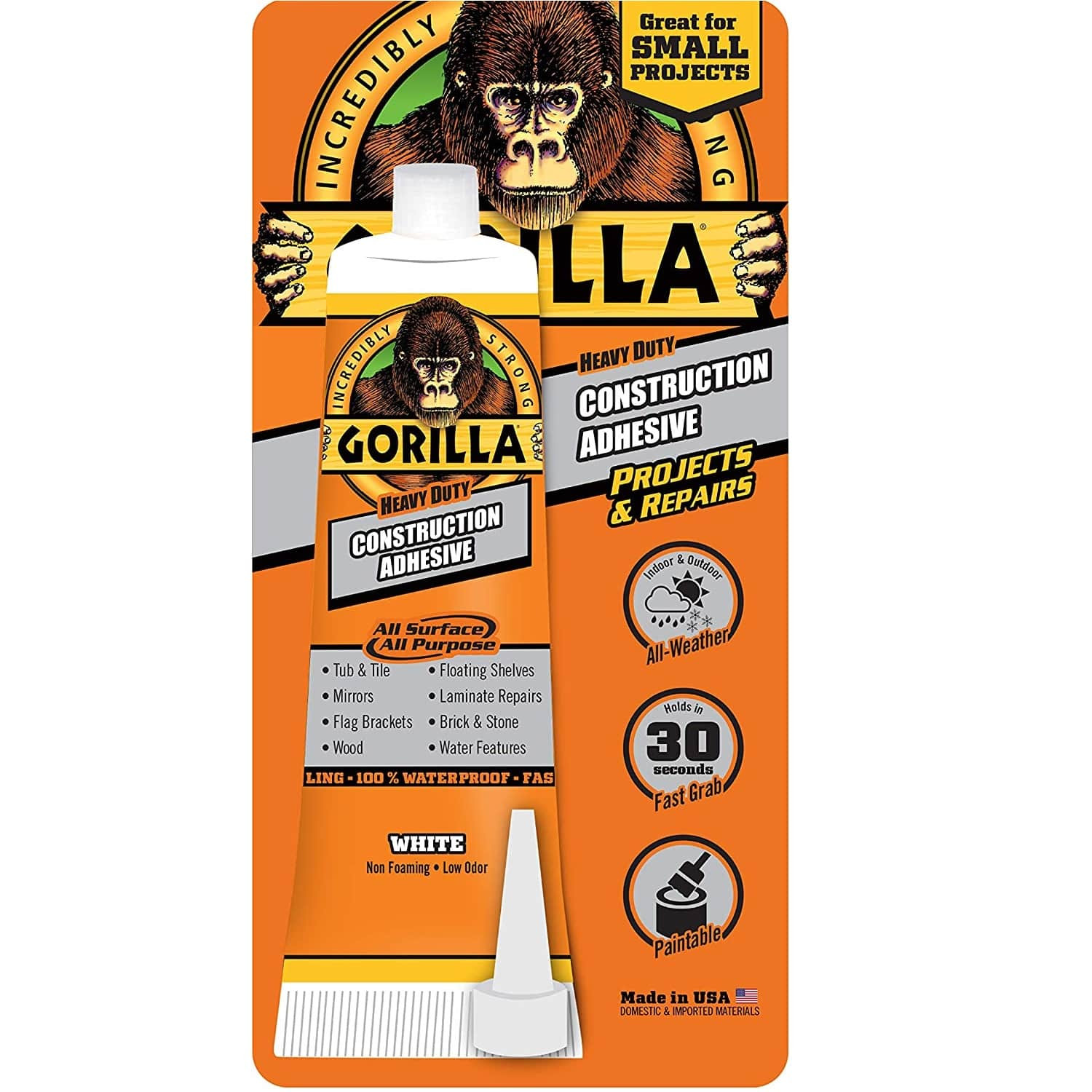 چسب ساختمانی گوریلا کد 8020002 حجم 79 میلی لیتر