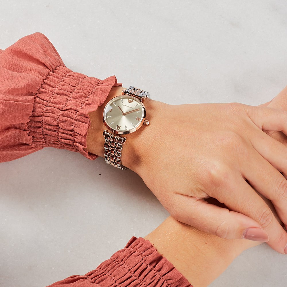 ساعت مچی عقربه ای زنانه امپریو آرمانی مدل AR8031