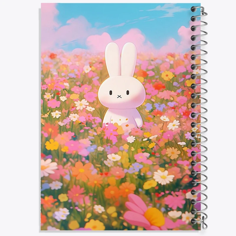 دفتر مشق 50 برگ خندالو طرح خرگوش کیوت کد F666