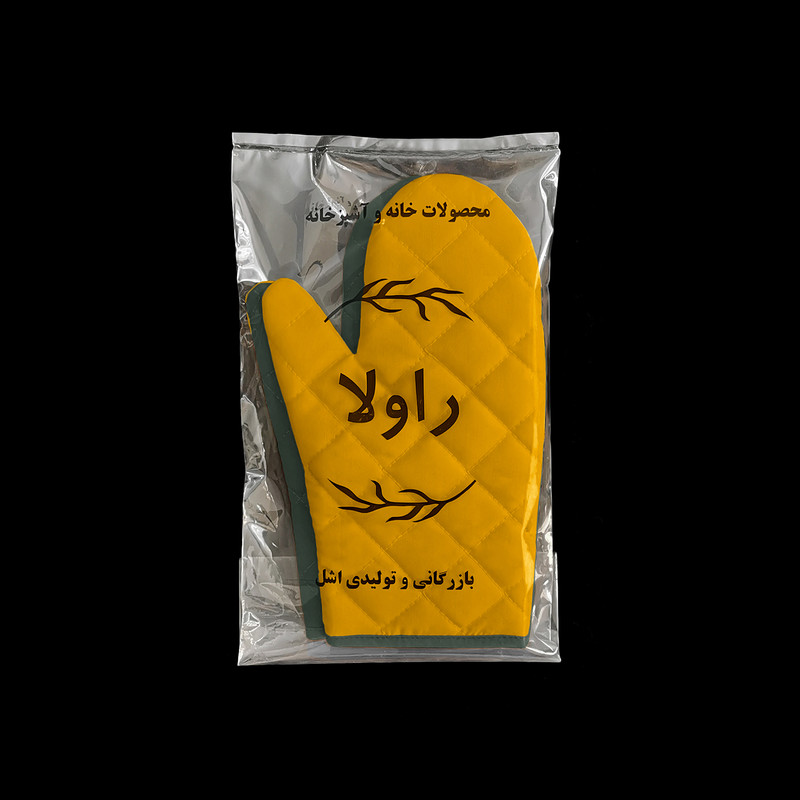 دستکش فر راولا کد N103 مجموعه 2 عددی
