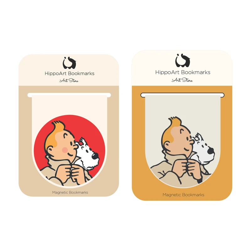 نشانگر کتاب هیپوآرت مدل TinTin بسته 2 عددی