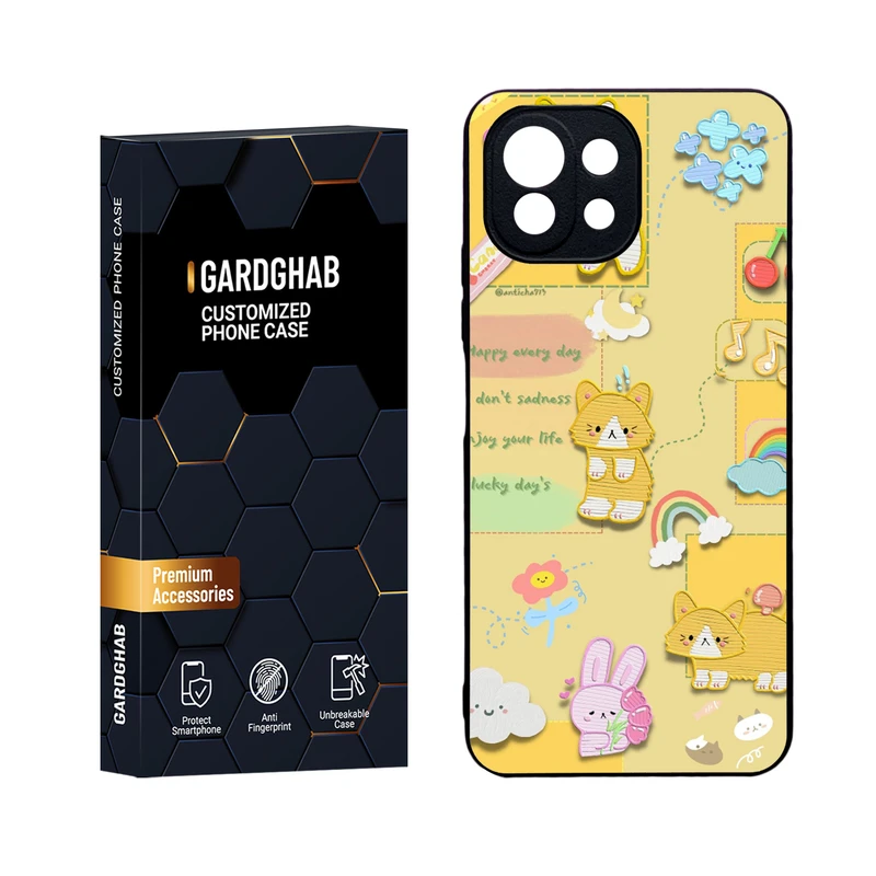 کاور گارد قاب مدل دورژله ای فانتزی مناسب برای گوشی موبایل شیائومی Mi 11 Lite 4G / 5G