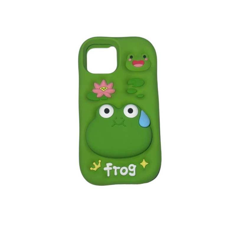 کاور مدل سیلیکونی طرح  قورباغه کد 95n مناسب برای گوشی موبایل  اپل Iphone 16 promax