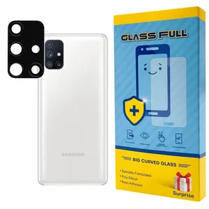 محافظ لنز دوربین گلس فول مدل FLF مناسب برای گوشی موبایل سامسونگ Galaxy M51