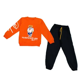 ست سویشرت و شلوار پسرانه مدل خرس کد 99-140