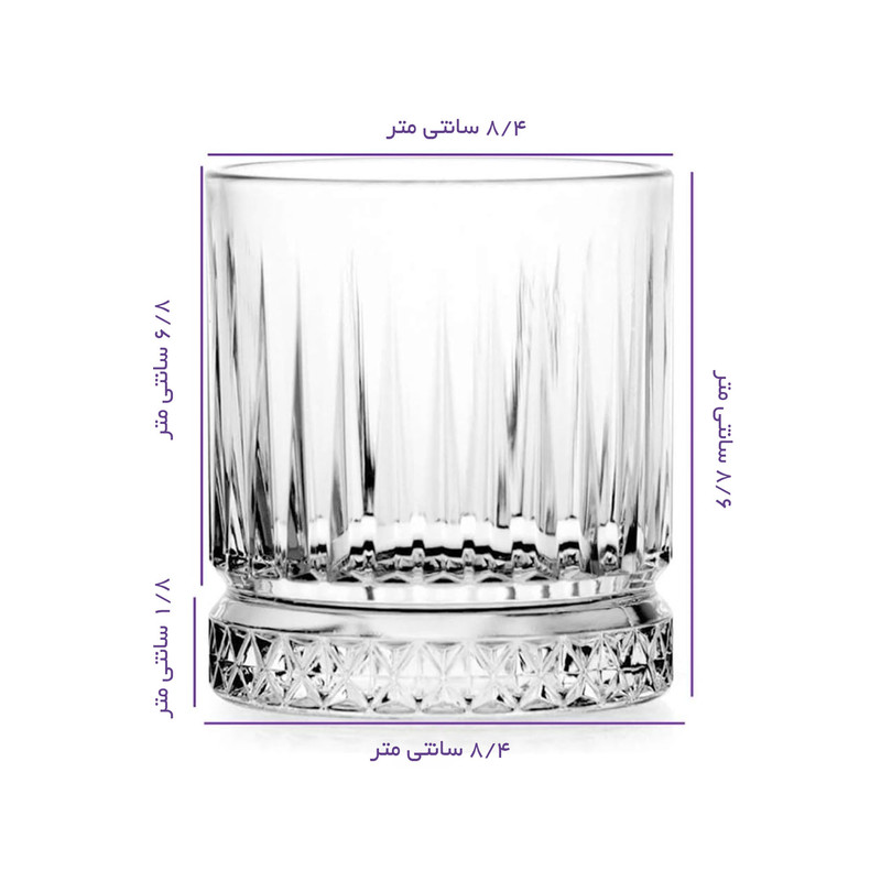 لیوان پاشاباغچه مدل Elysia کد 520004 بسته 12 عددی لیوان پاشاباغچه مدل Elysia کد 520004 بسته 12 عددی