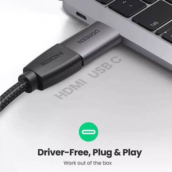 مبدل USB-C به HDMI یوگرین مدل US320-70450