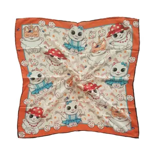 روسری دخترانه مدل پیشی ملوس کد Y11