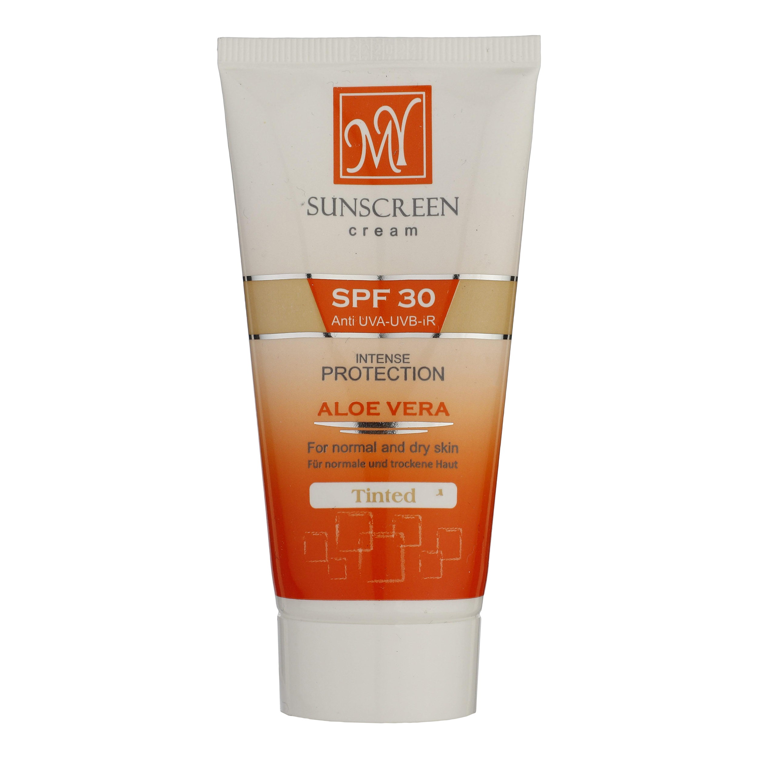 کرم ضد آفتاب رنگی مای مدل SPF30 محافظ UVA ،UVB، ضد چروک، ضد لک، ضد پیری، ضد آب، مناسب پوستهای خشک و معمولی حجم 50 میلیلیتر