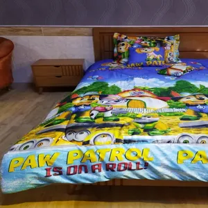 سرویس روتختی مدل سگ های نگهبان یک نفره 3 تکه