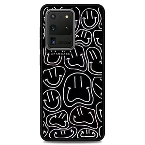AKAM AMCWSGS20U-HAPPY FACE4 Cover For Samsung Galaxy S20 Ultra