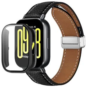 Sprig Leather Mag Guard Band For Xiaomi Redmi Watch 5 Active with cover