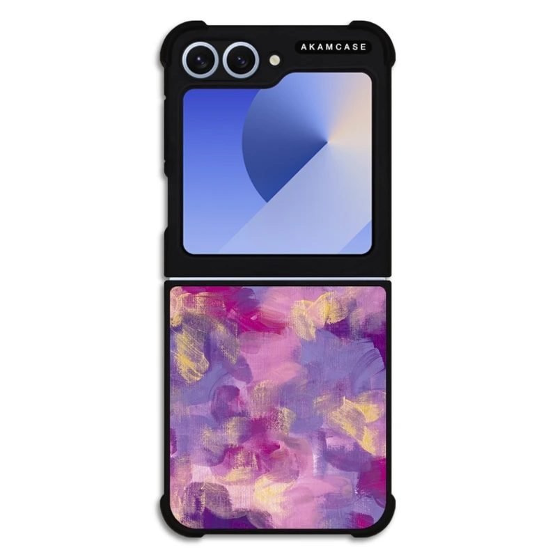 کاور آکام مدل AMC-WSGZFLIP6-WATER COLOR-9 مناسب برای گوشی موبایل سامسونگ Galaxy Z Flip 6  