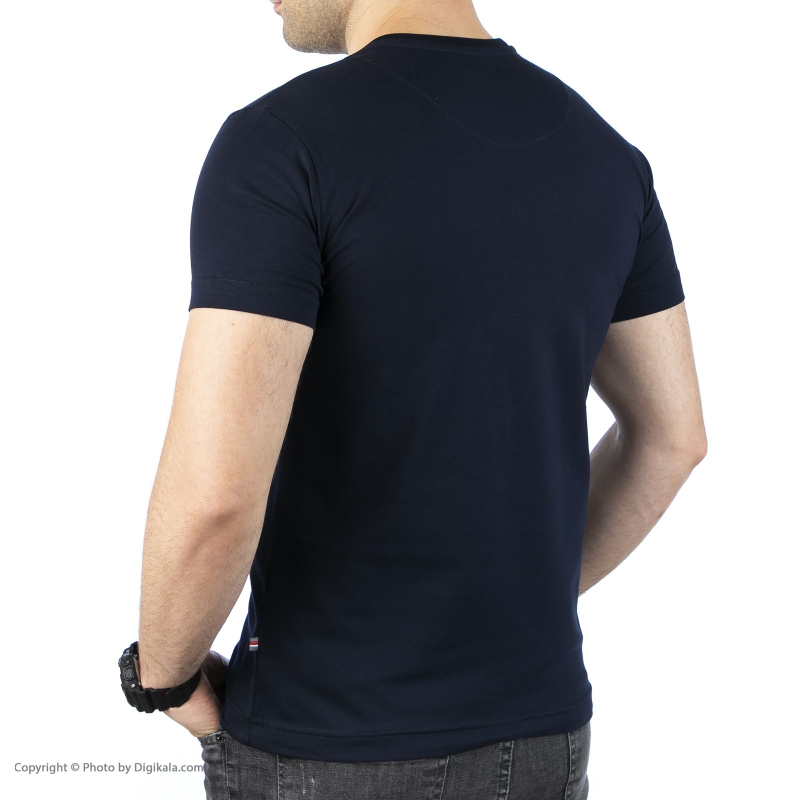 تی شرت آستین کوتاه مردانه جامه پوش آرا مدل 4011010539-59 -  - 3