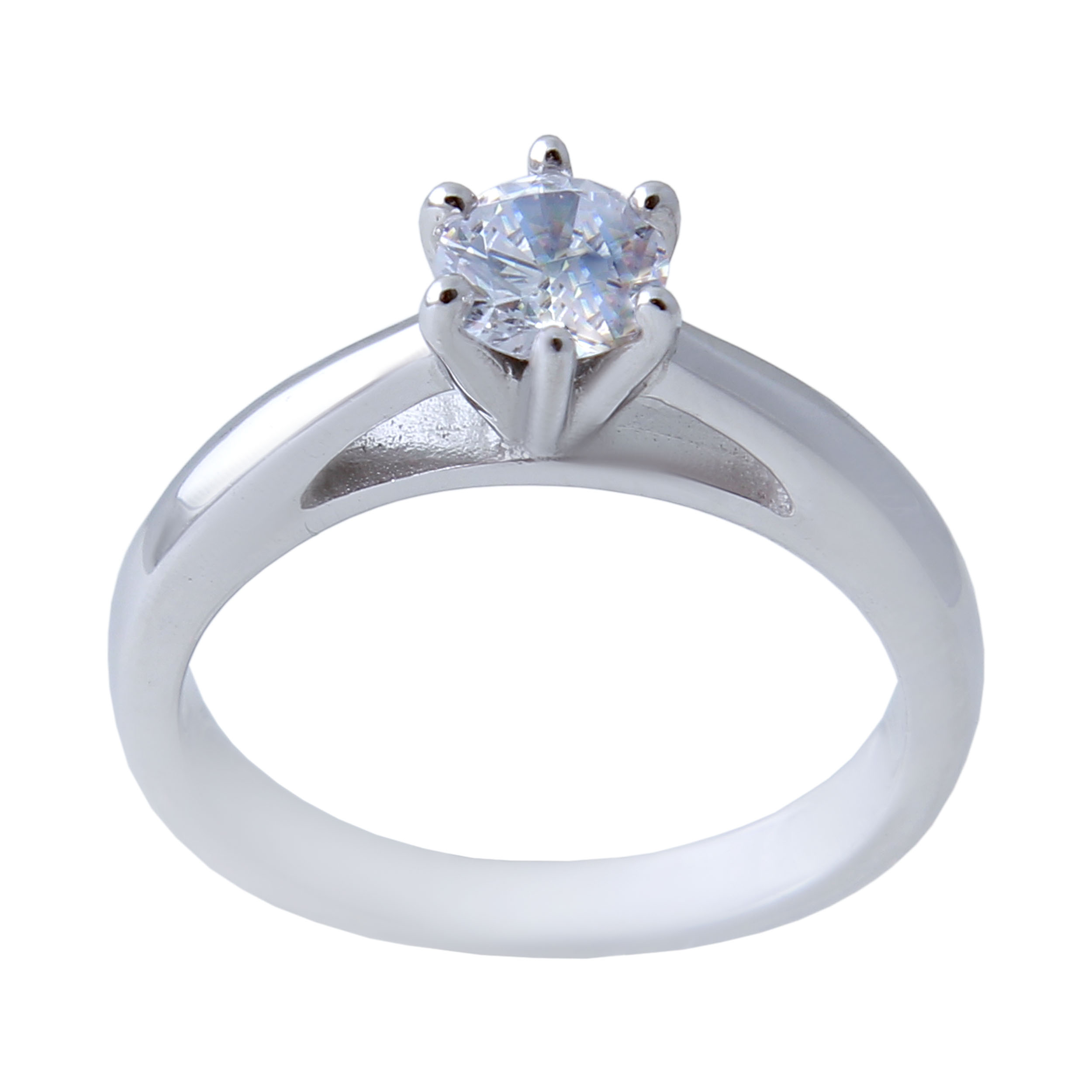 انگشتر نقره زنانه بازرگانی میلادی کد AWR_423