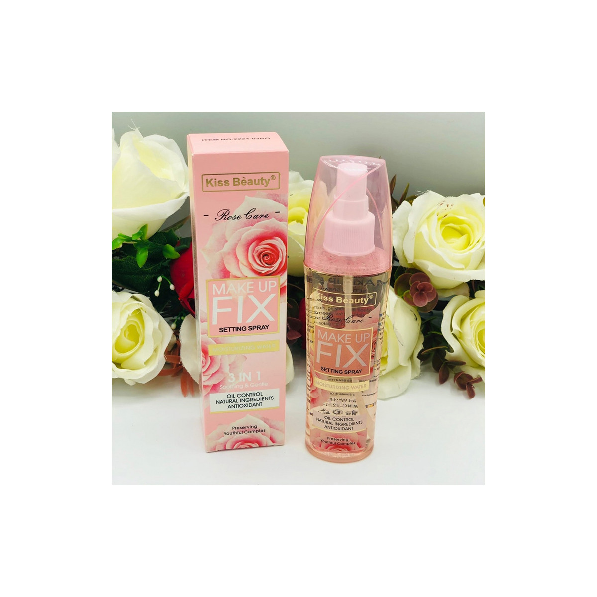 اسپری تثبیت کننده آرایش کیس بیوتی مدل 3IN1 ROSE حجم 150 میلی لیتر