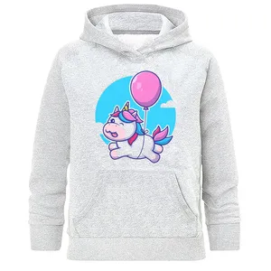 هودی زنانه طرح یونیکورن مدل H444