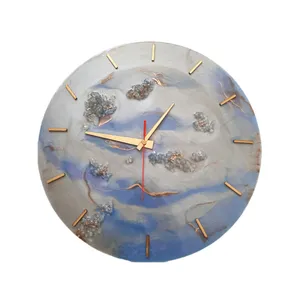 ساعت دیواری رزینی مدل ابر و باد کد r1300