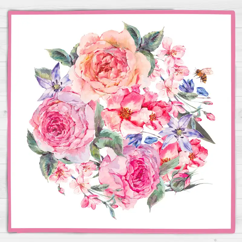 رومیزی طرح گل کد 140099