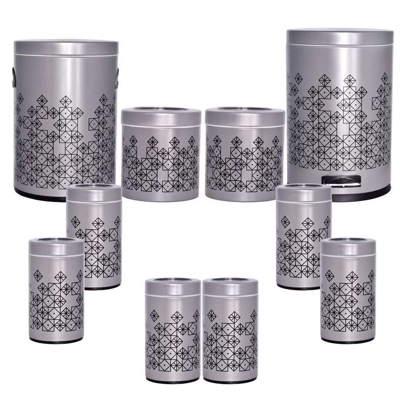 سرویس آشپزخانه 10 پارچه بهاز کالا  طرح لوزی کد 16290272