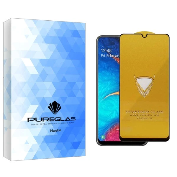 محافظ صفحه نمایش پیور گلس مدل NueGlas OG مناسب برای گوشی موبایل سامسونگ Galaxy A20