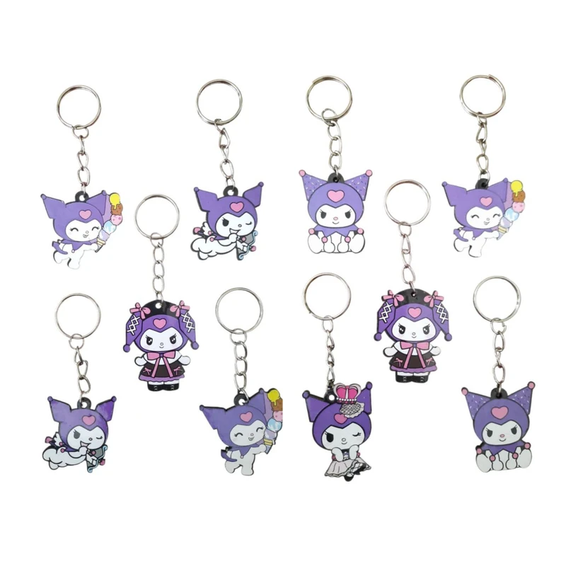 جاکلیدی دخترانه مدل کرومی کد mn22 بسته 10 عددی