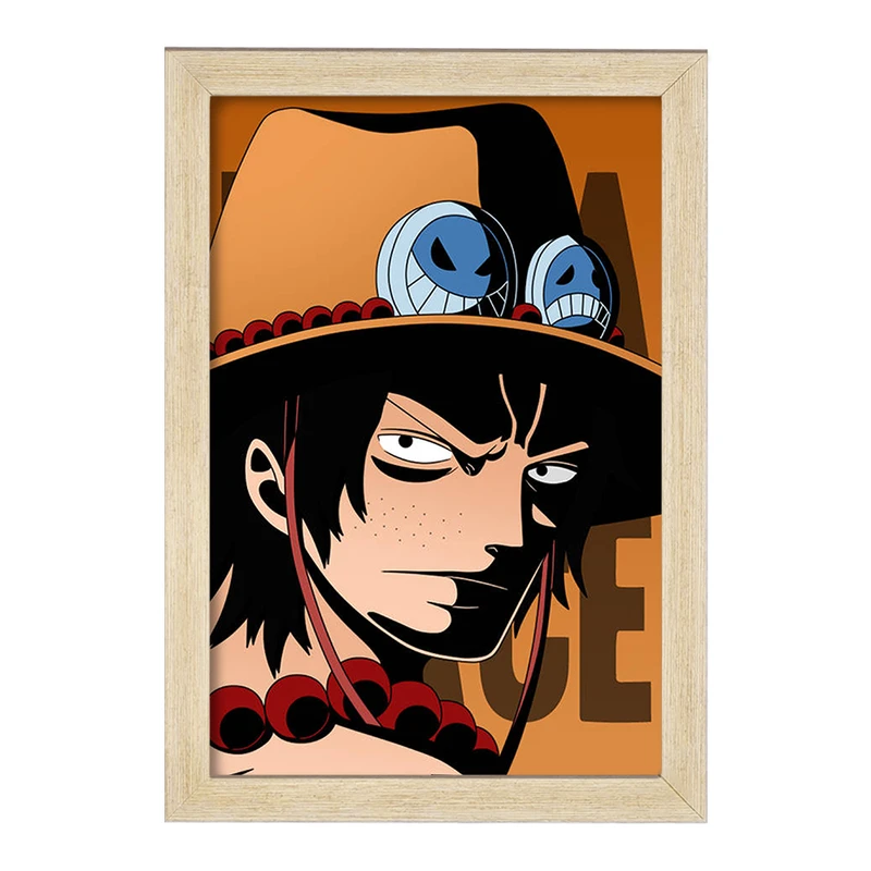 تابلو خندالو مدل پورتگاس انیمه وان پیس One Piece  کد 17272