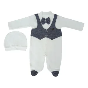 ست سرهمی و کلاه نوزادی مدل Snmz