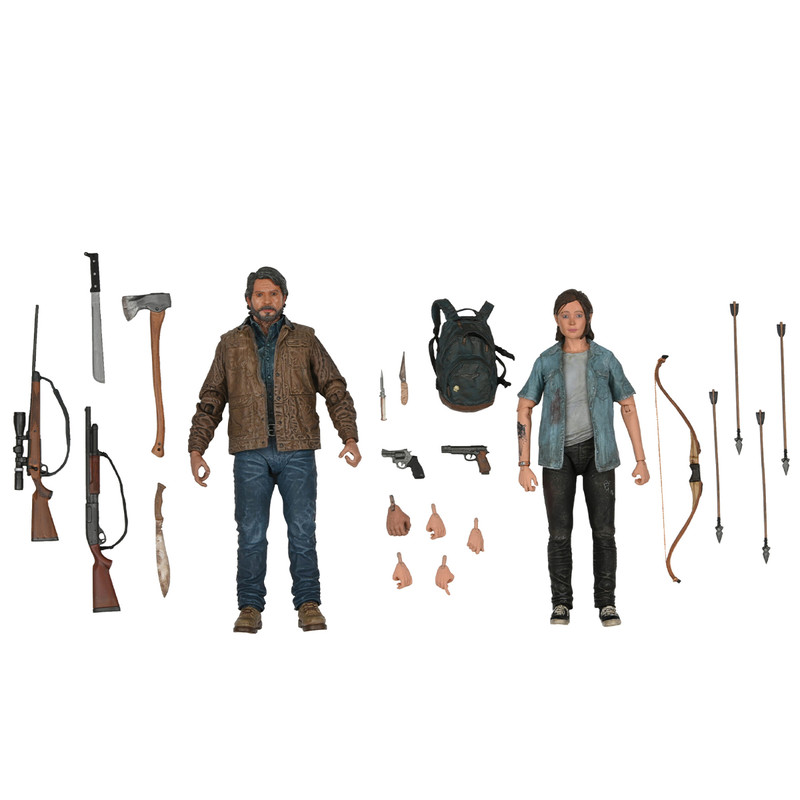 اکشن فیگور نکا مدل لست اف آس جوئل و الی طرح Last Of Us 2 Joel and Ellie مجموعه 2 عددی