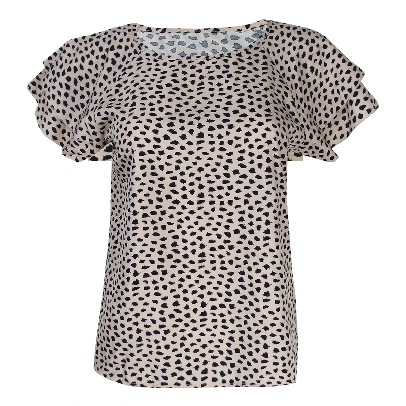 بلوز آستین کوتاه زنانه شین مدل SH1553