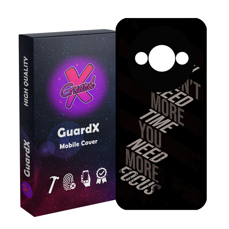 کاور گارد ایکس طرح متن مدل Glass10808 مناسب برای گوشی موبایل شیائومی Redmi A3 4G/ A3X 4G/ Poco C61