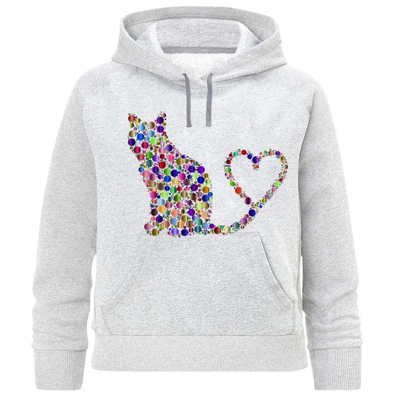 هودی دخترانه مدل گربه W96