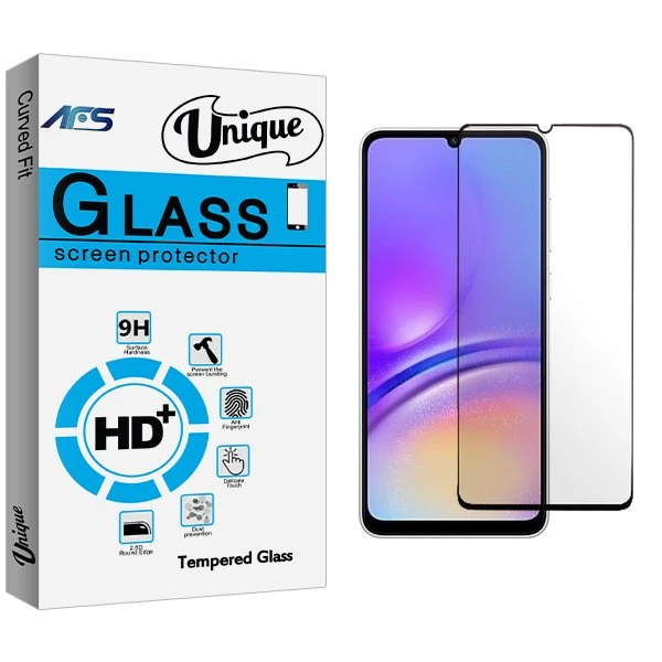 محافظ صفحه نمایش شیشه ای ای اف اس مدل Unique مناسب برای گوشی موبایل سامسونگ Galaxy A05