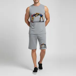 ست تاپ و شلوارک مردانه مدل کشتی A226