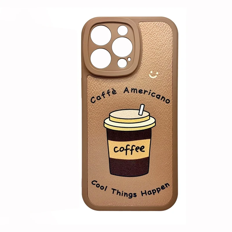 کاور طرح کافی مدل Coffee015p مناسب برای گوشی موبایل اپل Iphone 15 PRO