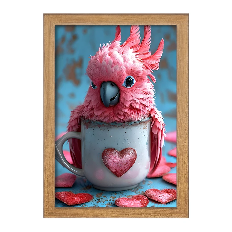 تابلو خندالو مدل طوطی کد F12815