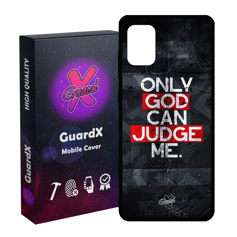 کاور گارد ایکس طرح Text مدل Glass10483 مناسب برای گوشی موبایل سامسونگ Galaxy A51 4G