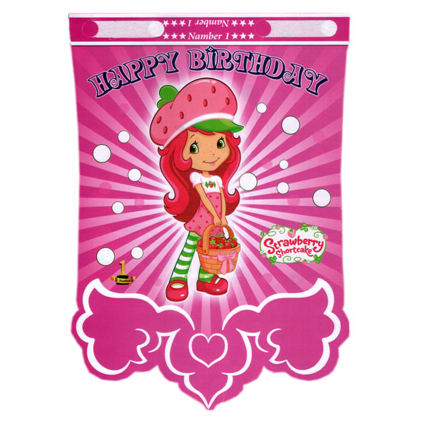  ریسه تزیینی مدل دختر توت فرنگی بسته 12 عددی 