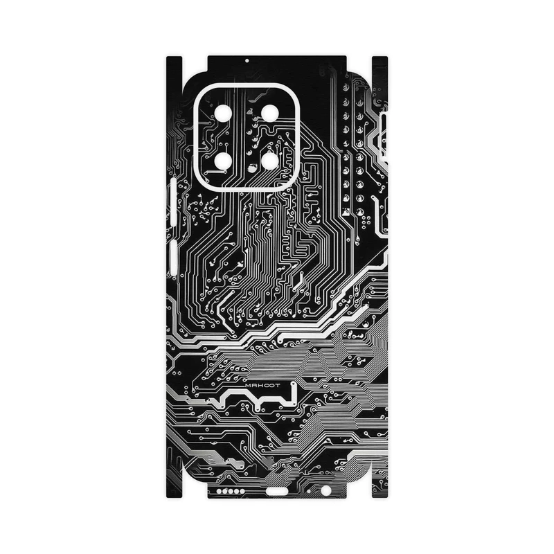 برچسب پوششی ماهوت مدل Black_Printed_Circuit_Board-FullSkin مناسب برای گوشی موبایل آنر X6b