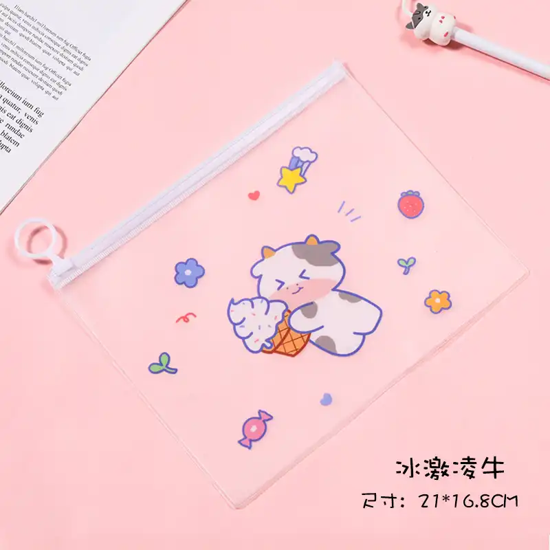 جامدادی مدل زیپ دار طرح گوساله کد 140205ICE