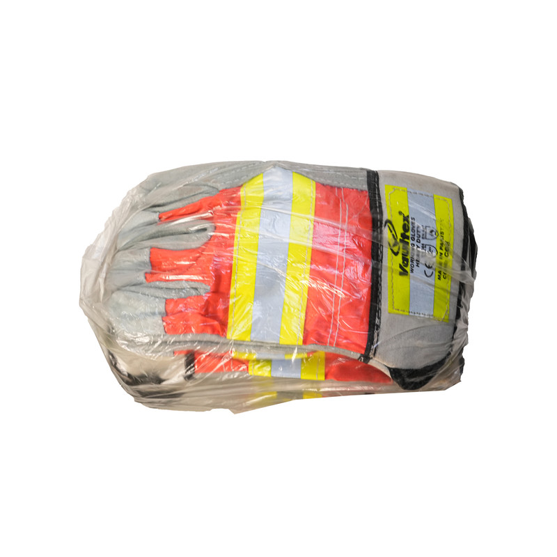 دستکش ایمنی ولتکس مدل کف دوبل COF مجموعه 12 عددی