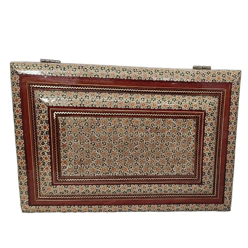 جعبه قرآن خاتم کاری کد 172