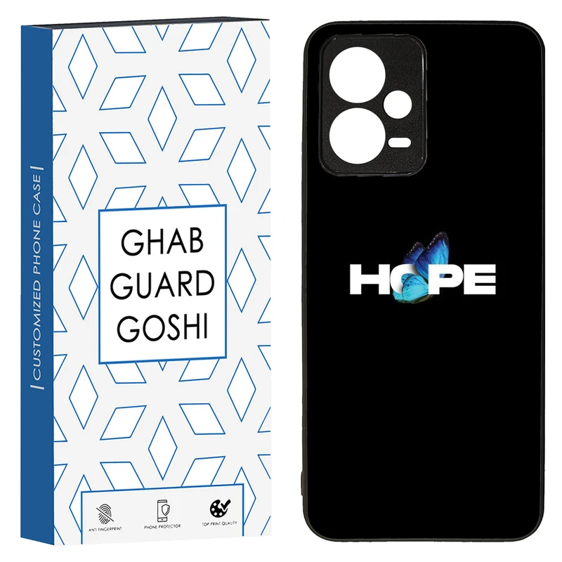 کاور قاب گارد گوشی طرح hope کد TPU-292 مناسب برای گوشی موبایل شیائومی Redmi Note 12 5G / Poco X5 5G