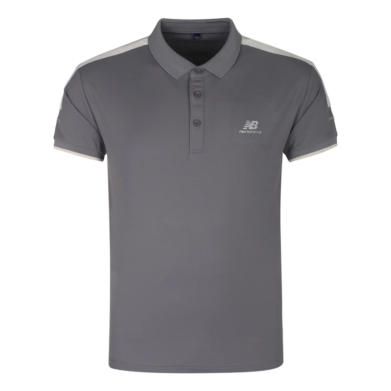 پولوشرت ورزشی آستین کوتاه مردانه مدل 8806-1 رنگ طوسی