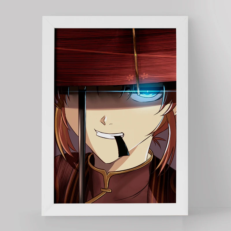 تابلو خندالو مدل کاگویا انیمه گینتاما کد 12959