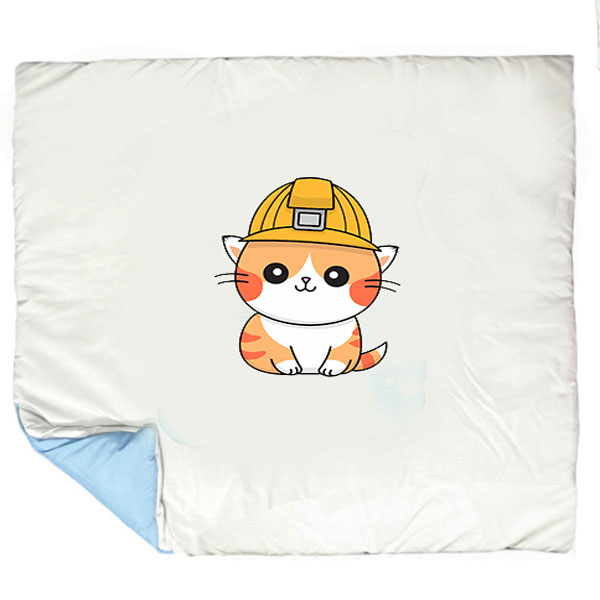 سرویس خواب سه تکه نوزاد ناریکو مدل گارد محافظ دار طرح گربه کد 0300